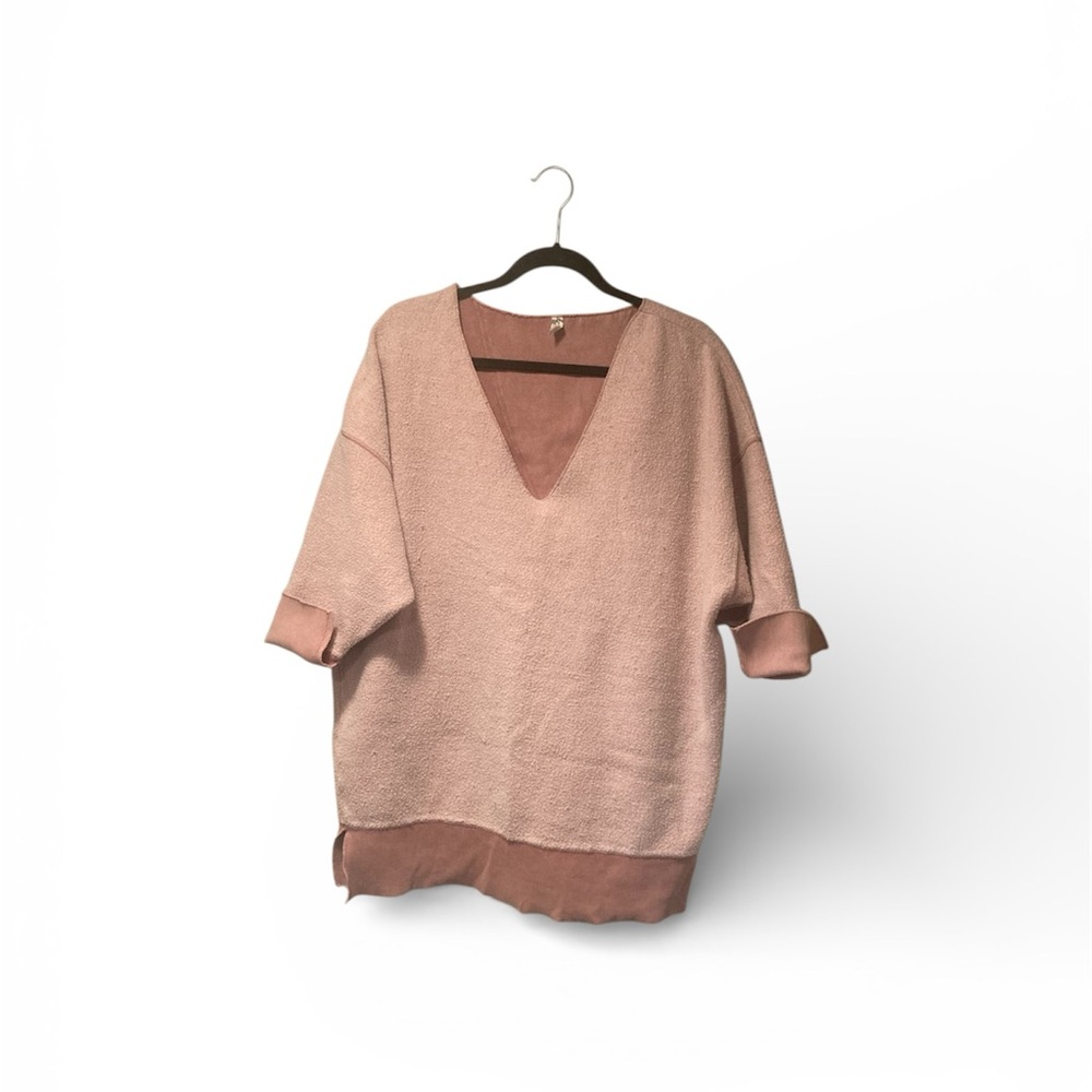 Free People Intimately V-Neck Sweatshirt